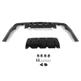 15-22 Dodge Challenger IK V3 Style Rear Diffuser Cover Fin - PP 4PCS Gloss Black