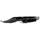 15-22 Dodge Challenger IK V4 Style Rear Diffuser Lip Fin - PP 4PC Set Gloss Black