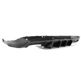 15-22 Dodge Challenger Rear Diffuser IK V2 Shark Fin - Carbon Fiber Print