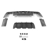 15-22 Dodge Challenger Rear Diffuser IK V2 Shark Fin - Carbon Fiber Print