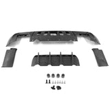 15-22 Dodge Challenger Rear Diffuser Lip IK V4 Style Fin - 4PC Carbon Fiber Print