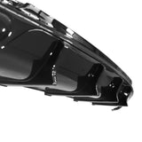 15-22 Chrysler 300 IK V2 Style Rear Diffuser Shark Fin - Gloss Black PP 2PC