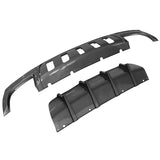 15-22 Chrysler 300 IK V2 Style Rear Diffuser Fins - Carbon Fiber Print PP