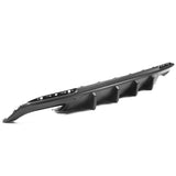 15-22 Chrysler 300 IK V1 Style Rear Diffuser Lip Shark Fin - Matte Black PP