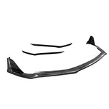 22-23 Subaru BRZ STI Black ABS Front Lip + Black EPDM Lip Protector