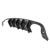 15-22 Charger IK V1 Style Quad Exhaust Rear Diffuser - Carbon Fiber Print