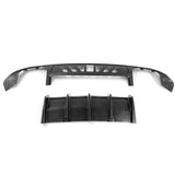 15-22 Charger IK V1 Style Quad Exhaust Rear Diffuser - Carbon Fiber Print