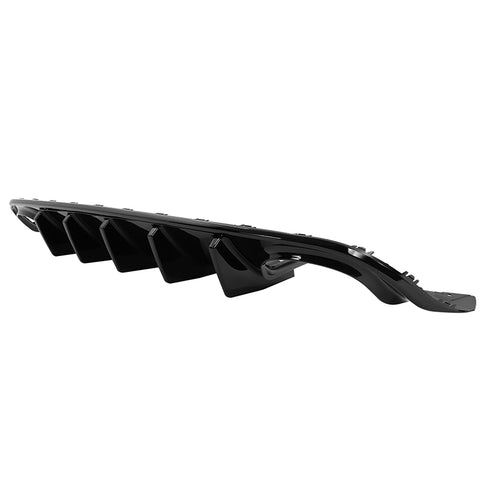 15-22 Dodge Charger IK V1 Style Quad Exhaust Rear Diffuser - PP Gloss Black