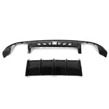 15-22 Dodge Charger IK V1 Style Quad Exhaust Rear Diffuser - PP Gloss Black