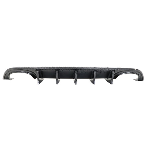 15-22 Dodge Charger IK V2 Rear Diffuser Quad Exhaust - Carbon Fiber Print