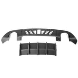 15-22 Dodge Charger IK V1 Style Rear Bumper Diffuser - PP Matte Black 2PCS