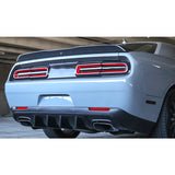 08-14 Dodge Challenger 2015+ SRT Hellcat Style Rear Bumper Cover w/ V1 Diffuser