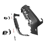 08-14 Dodge Challenger 2015+ SRT Hellcat Style Rear Bumper Cover w/ V1 Diffuser
