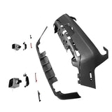 08-14 Dodge Challenger 2015+ SRT Hellcat Style Rear Bumper Cover w/ V3 Diffuser