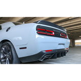 08-14 Dodge Challenger Front Bumper Rear Bumper (2015+ SRT Hellcat Style) + V1 Diffuser