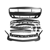 08-14 Dodge Challenger Front Bumper Rear Bumper Cover + Hellcat Lip + V1 Diffuser