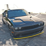 08-14 Dodge Challenger Front Bumper w/ Lip + Rear Bumper w/ V1 Diffuser + Demon Fender Flare