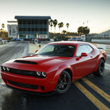 08-14 Dodge Challenger Front Bumper w/ Lip + Rear Bumper w/ V1 Diffuser + Demon Fender Flare