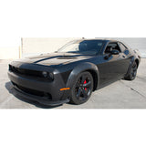 08-14 Dodge Challenger Front Bumper w/ Lip + Rear Bumper w/ V2 Diffuser + Hellcat Fender Flare