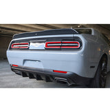 08-14 Dodge Challenger Front Bumper Rear Bumper (2015+ SRT Hellcat Style) + V3 Diffuser