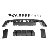 08-14 Dodge Challenger Front Bumper Rear Bumper Cover + Hellcat Lip + V3 Diffuser