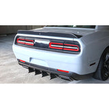 08-14 Dodge Challenger Front Bumper w/ Lip + Rear Bumper w/ V4 Diffuser + Hellcat Fender Flare