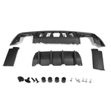 08-14 Dodge Challenger Front Bumper Rear Bumper Cover + Hellcat Lip + V4 Diffuser