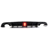 15-23 Dodge Charger IK V4 Style Rear Diffuser w/ LED Light - Gloss Black PP