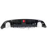 15-23 Dodge Charger IK V4 Style Rear Diffuser w/ LED Light - Gloss Black PP