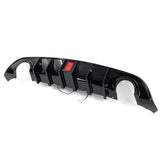 15-23 Dodge Charger IK V4 Style Rear Diffuser w/ LED Light - Gloss Black PP