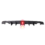 15-23 Dodge Charger IK V4 Style Rear Diffuser w/ LED Light - Matte Black PP