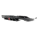 15-23 Dodge Challenger IK V6 Rear Diffuser w/ LED Light - Carbon Fiber Print