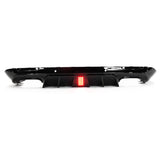 15-23 Dodge Challenger IK V6 Rear Diffuser Lip w/ LED Light - Gloss Black