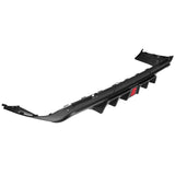 15-23 Dodge Challenger IK V6 Rear Diffuser Lip w/ LED Light - Matte Black