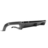 13-14 Ford Mustang GT500 Rear Diffuser Lip W/ V1 Fin - Carbon Fiber Print PP