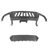 13-14 Ford Mustang GT500 Rear Diffuser Lip W/ V1 Fin - Carbon Fiber Print PP