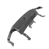 13-14 Ford Mustang GT500 Rear Diffuser Lip W/ V1 Fin - Carbon Fiber Print PP