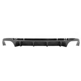 13-14 Ford Mustang GT500 Rear Diffuser Lip W/ V2 Fin - Carbon Fiber Print PP