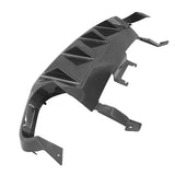 13-14 Ford Mustang GT500 Rear Diffuser Lip W/ V2 Fin - Carbon Fiber Print PP