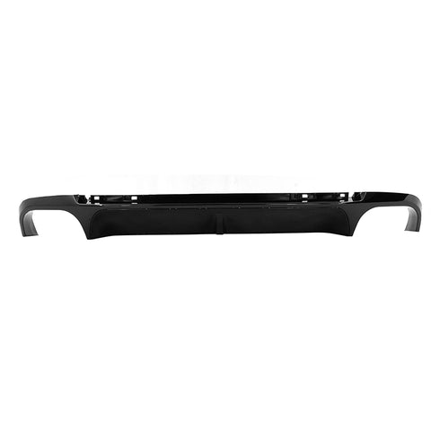 13-14 Ford Mustang GT500 Rear Diffuser Lip W/ V1 Style Fin - Gloss Black PP
