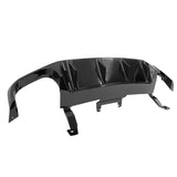 13-14 Ford Mustang GT500 Rear Diffuser Lip W/ V2 Style Fin - Gloss Black PP