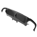13-14 Ford Mustang GT500 Rear Diffuser Lip W/ V1 Style Fin - Matte Black PP