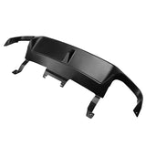 13-14 Ford Mustang GT500 Rear Diffuser Lip W/ V1 Style Fin - Matte Black PP