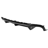13-14 Ford Mustang GT500 Rear Diffuser Lip W/ V1 Style Fin - Matte Black PP