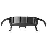 13-14 Ford Mustang GT500 Rear Diffuser Lip W/ V3 Style Fin - Matte Black PP