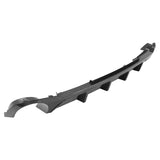 13-14 Ford Mustang V6 GT Rear Diffuser Lip W/ V1 Fin - Carbon Fiber Print PP