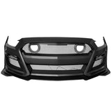 15-17 Ford Mustang GT500 Style Front Bumper Cover Lip LED Grille Conversion