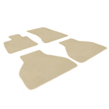 07-12 BMW E70 X5 Car Floor Mats Liner Front & Rear Nylon Beige Carpet 4PC