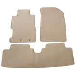 01-05 Honda Civic 02-05 Civic Si Floor Mats Front & Rear Beige 3PC Nylon