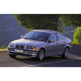 99-05 BMW E46 3-Series Floor Mats Carpet Front & Rear Gray 4PC Nylon